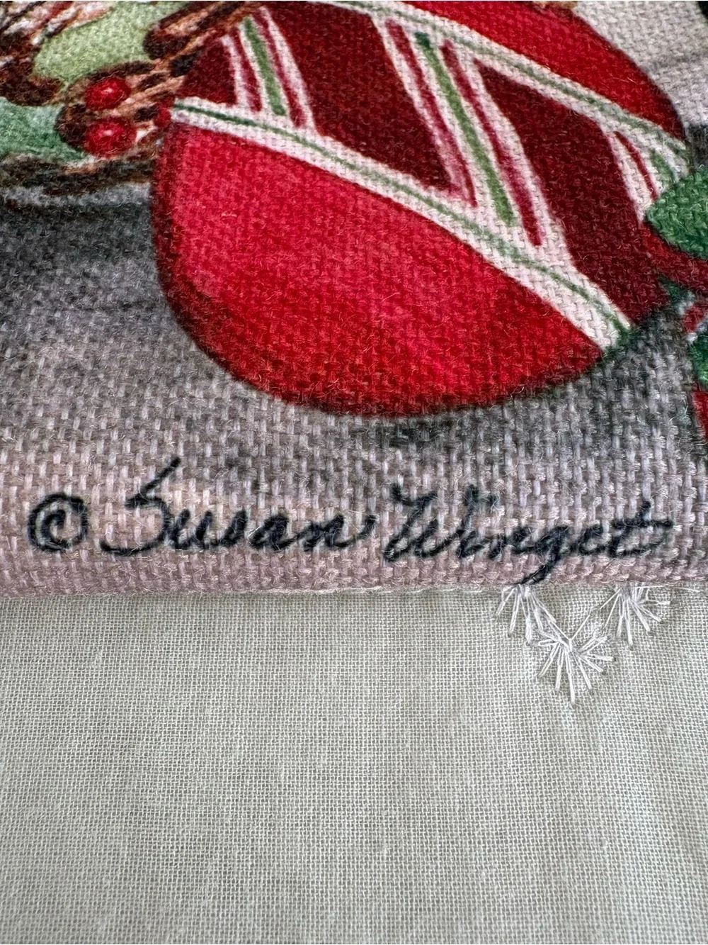 Holiday Noel Decorative Throw Pillow Cover - Red & Green